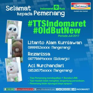 TTS Indomaret #OldButNew Periode Juli 2017